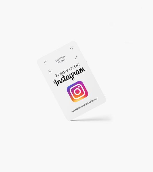 Custom Instagram Review NFC & QR Card